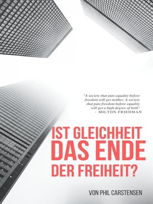 cover image of ist Gleichheit das Ende der Freiheit?